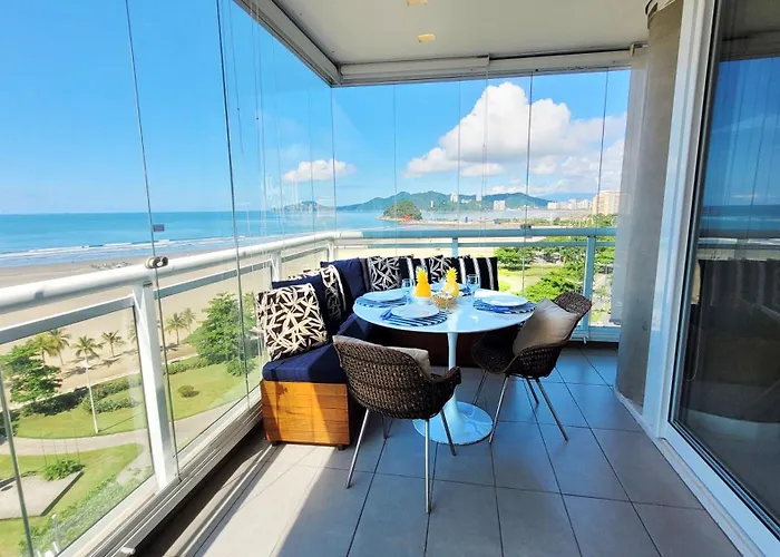 Book Santos - Unlimited 801 - Frente Mar De Verdade!